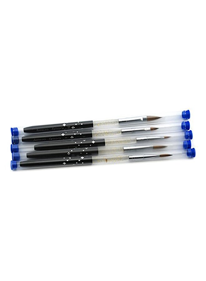 Rolabling 5 Pc Acrylic Nail Art Brush Set - Image 4